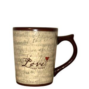 Vintage Dayspring Love Themed Ceramic Coffee Mug Inspirational Scripture Design